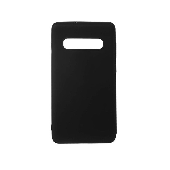 Capa de Silicone Macio para Samsung Galaxy S10 Plus Preto